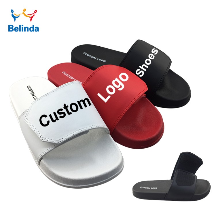 Soft Adjustable Upper Custom Slides Sandals Slippers