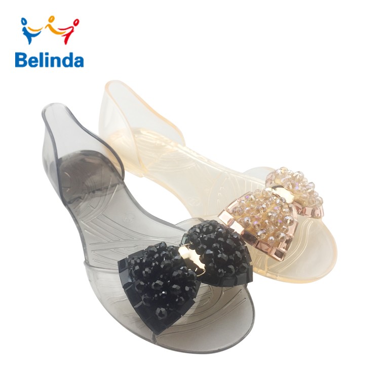Female Summer Sandal Transparent Jelly Shoes