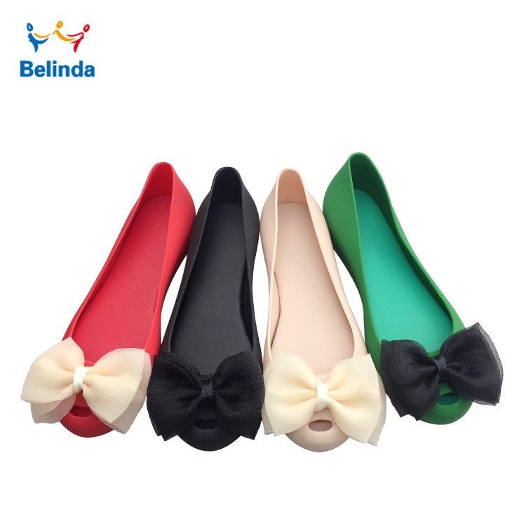 Bowknot Sandals Wholesale Plastic Jelly Shoes Women