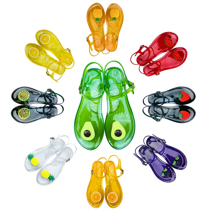 Komfortable frugt kvinder gelé sandaler