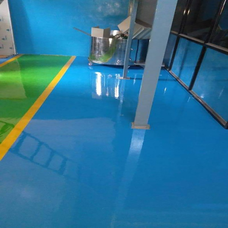 Pintura de piso a prueba de polvo con revestimiento epoxi resistente a los arañazos