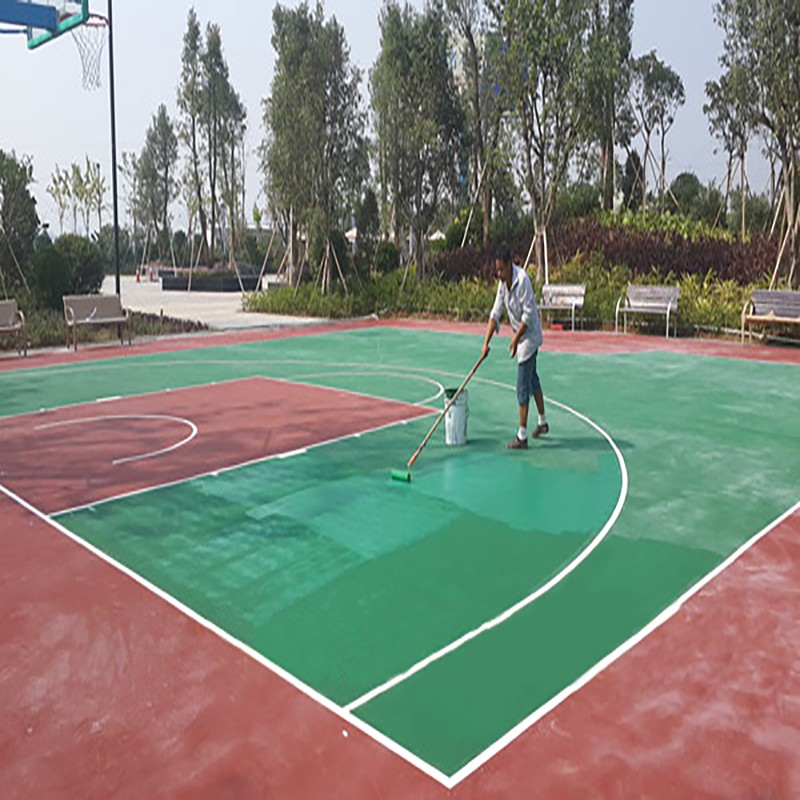 Pintura acrílica para canchas de tenis