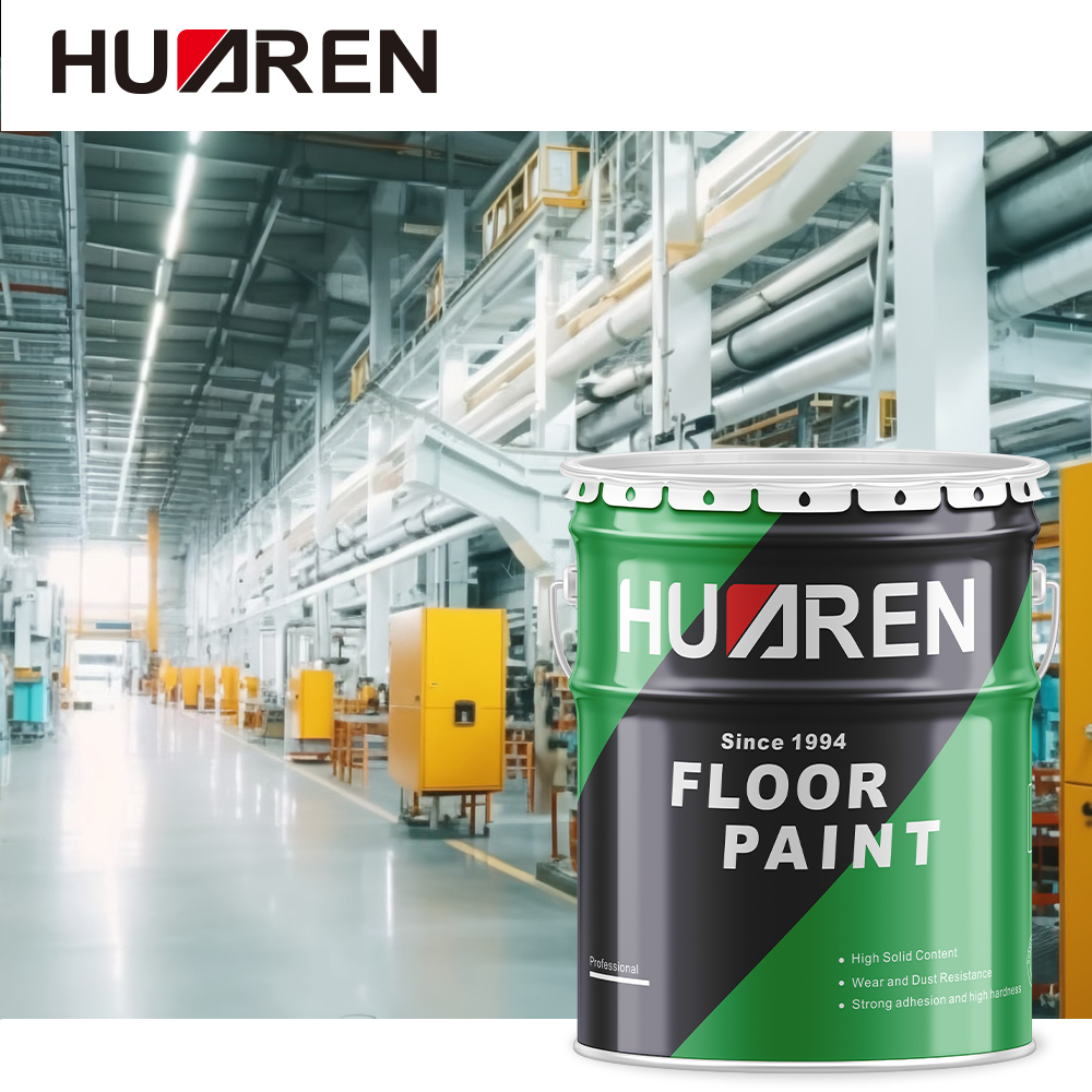 Huaren Floor Paint Epoxy Garage Floor Epoxy Paint Para sa Concrete Rubberized Floor Paint Epoxy Floor Coating