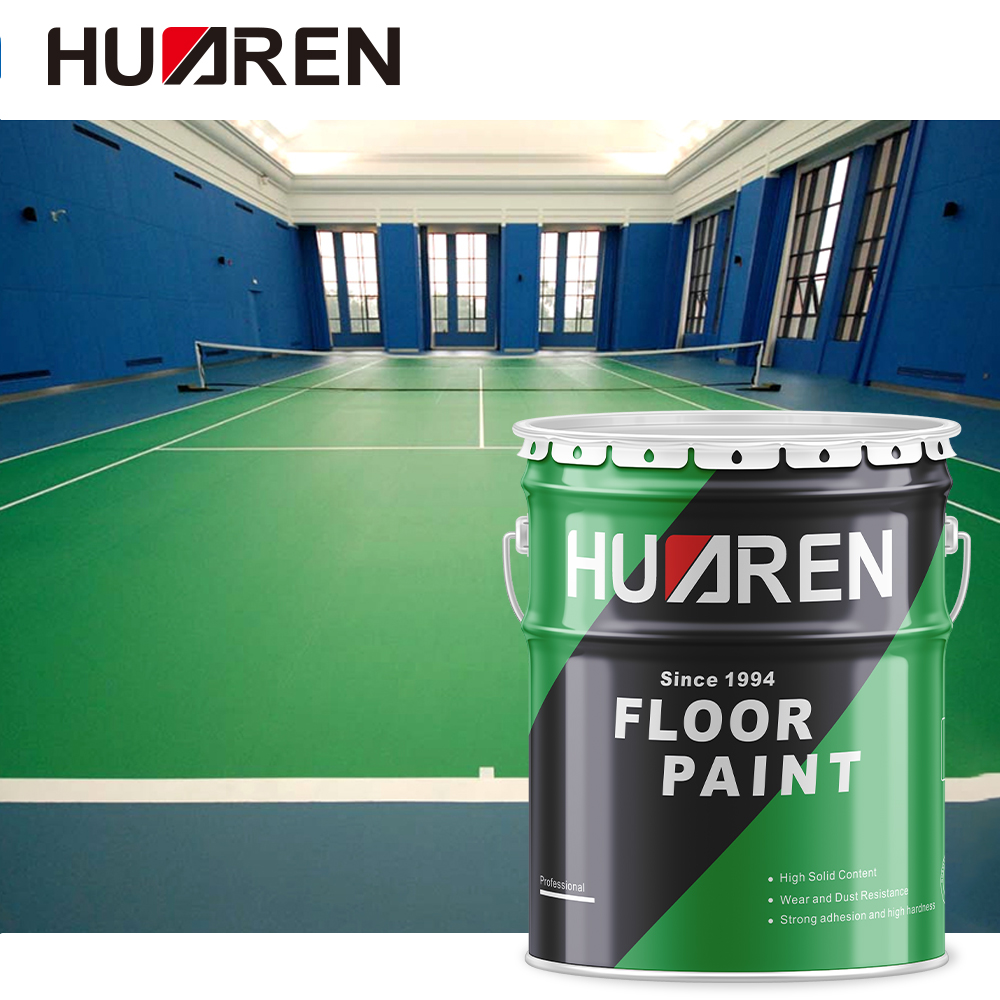 Huaren Acrylic Floor Paint Concrete Basketball Court Paint