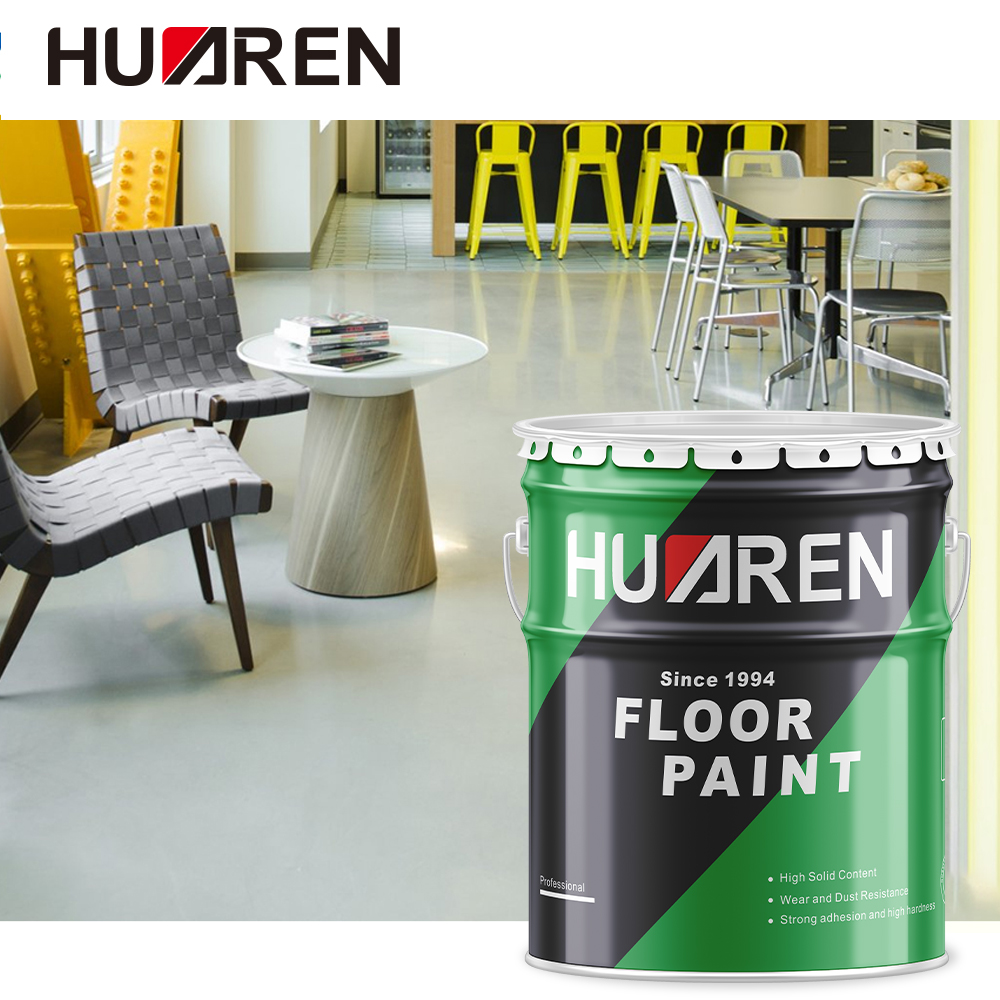 Pintura de piso acrílico Huaren para revestimento de piso de porta