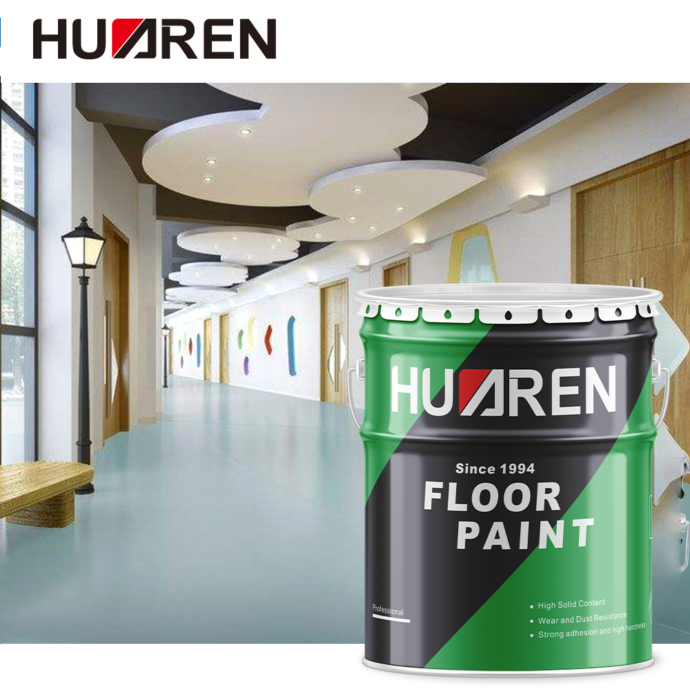 Pintura para pisos con capa superior autonivelante epoxi sin solventes Huaren