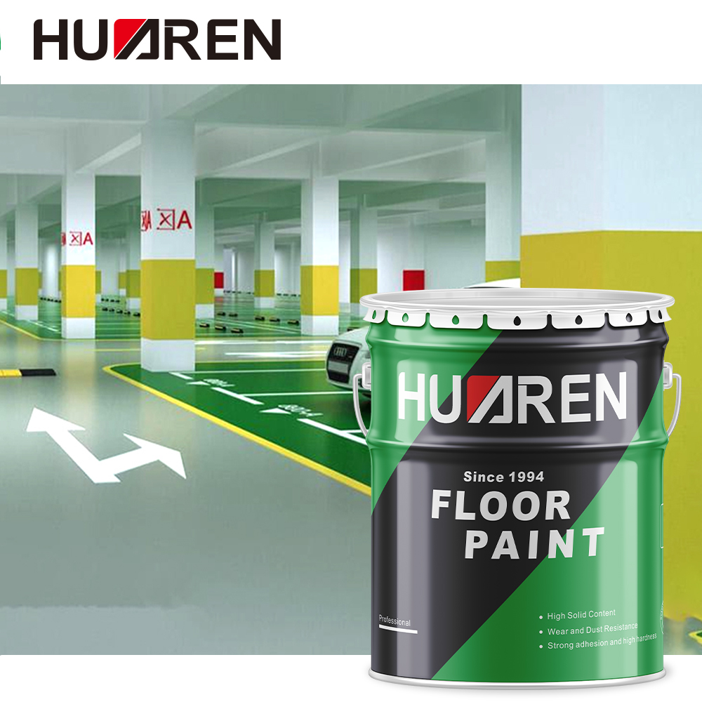 Pintura para pisos con capa superior autonivelante epoxi sin solventes Huaren