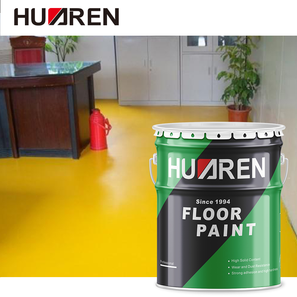 Peinture de sol époxy Huaren pour revêtement de sol de bureau d'hôpital