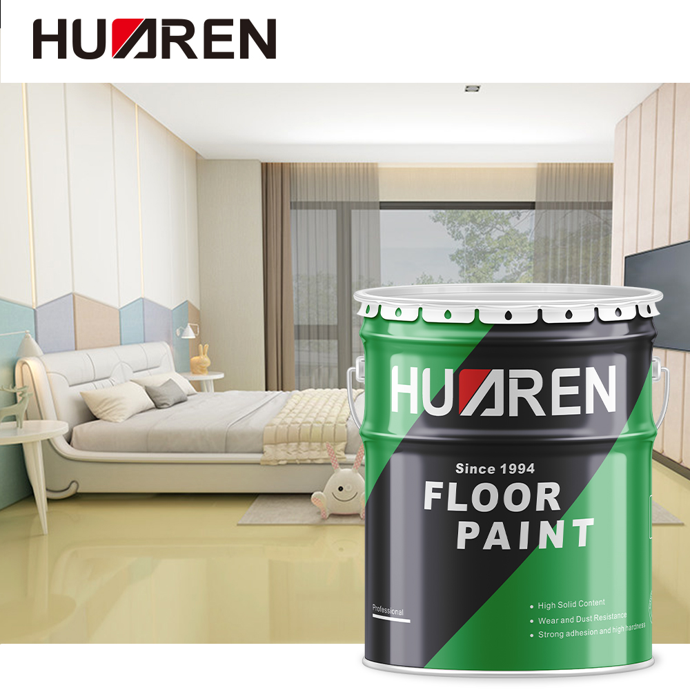 Pintura para pisos Huaren Pintura para el hogar con revestimiento de pisos epoxi al por mayor