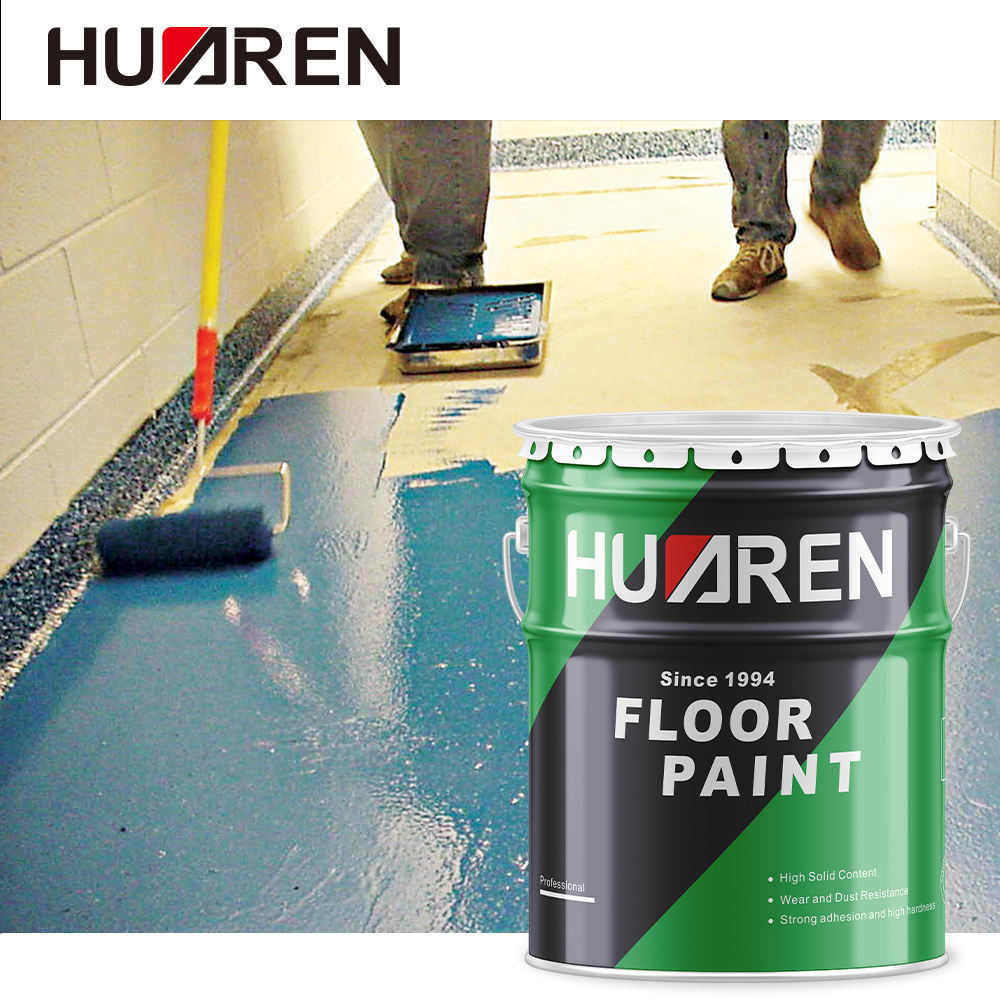 Huaren piso pintura anti-derrapante revestimento epóxi para piso