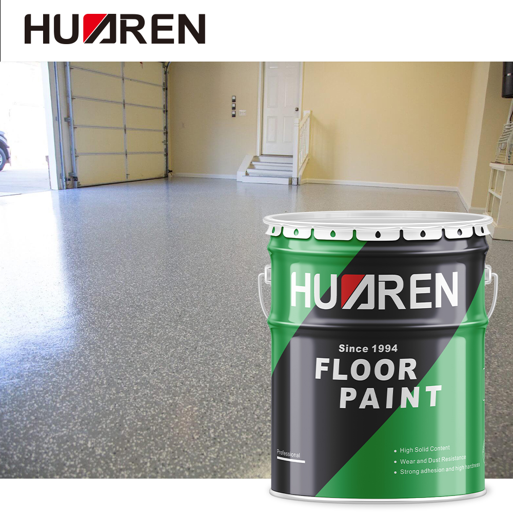 Huaren piso pintura anti-derrapante revestimento epóxi para piso