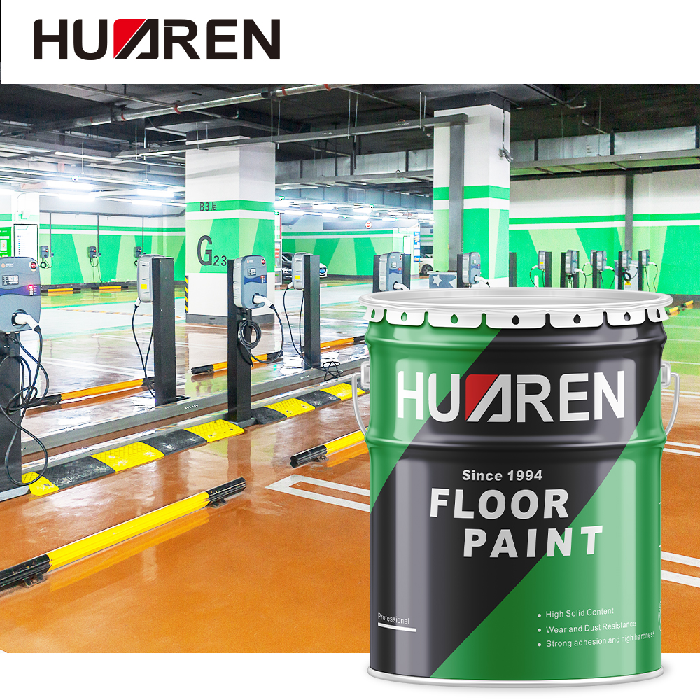 Huaren Floor Paint Dust Proof Concrete Floor Coating