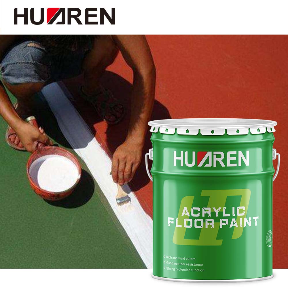 Huaren High Build Semi-Gloss Finish Acrylic Garage Floor Coating