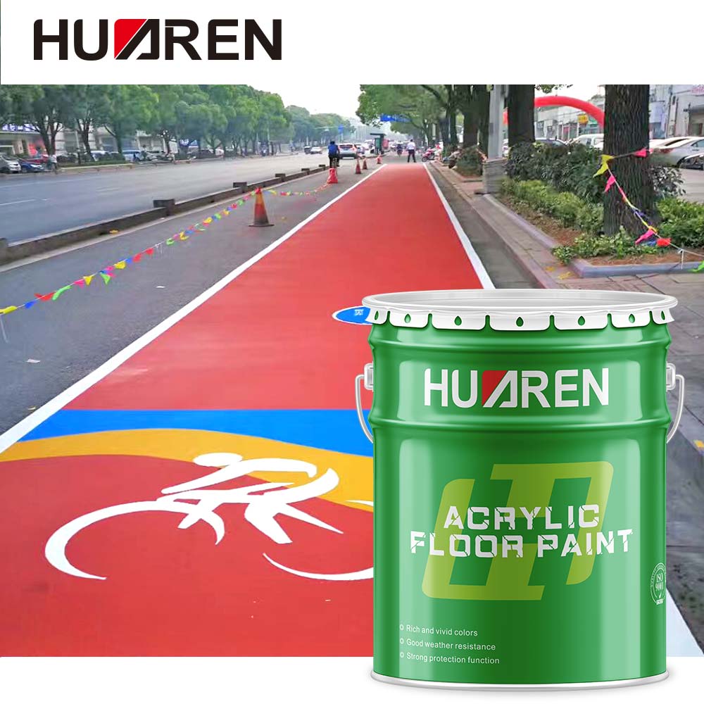 Peinture acrylique pour sol de garage à faible coût Huaren