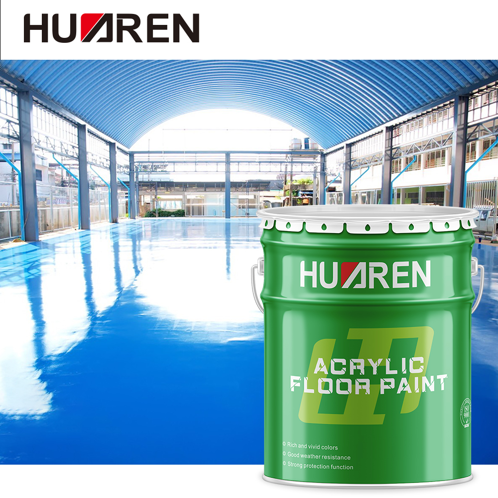 Tinta acrílica antiderrapante à prova de água Huaren para piso