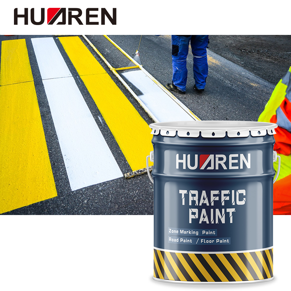 Быстросохнущая термопластичная краска для дорожной разметки Хуарен
