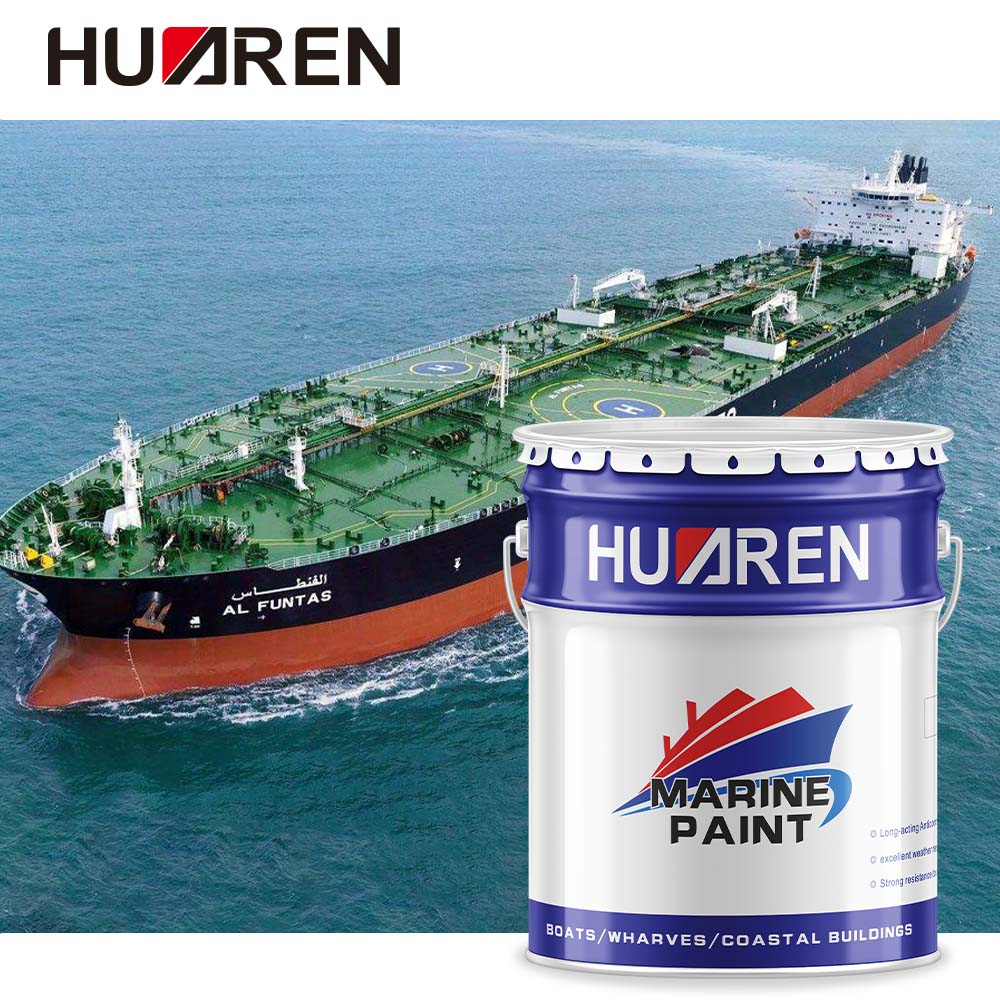 Pintura de borracha clorada Huaren para barco marinho anti-incrustante