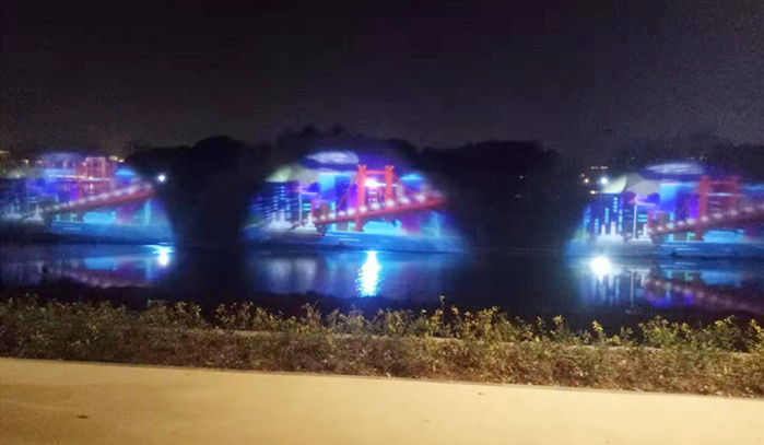 Fontana musicale RAINBOWS per i giochi militari di Wuhan