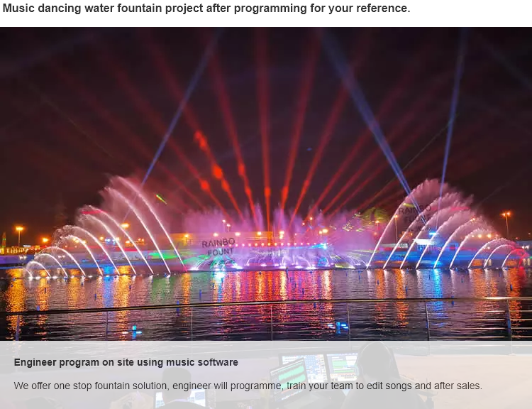 magic fountain light show