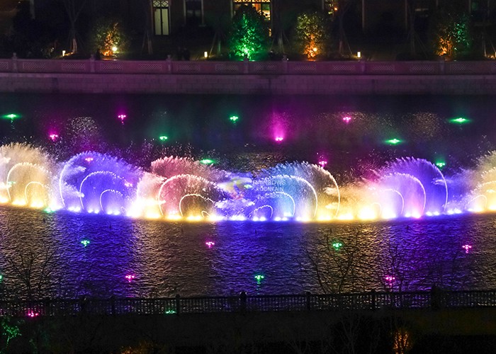 China Construção de fonte de laser de água ao ar livre