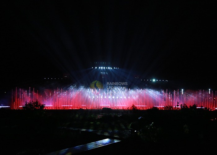 Китай Красивые большие освещенные фонтаны на открытом воздухе, производитель