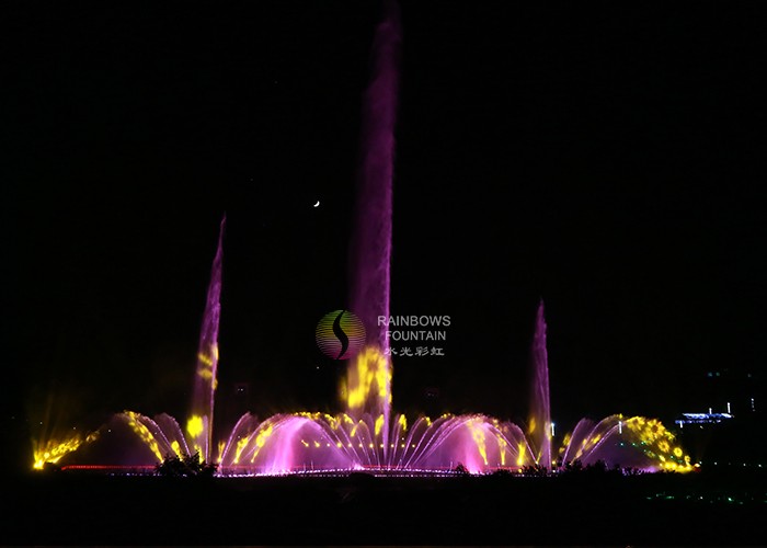 Musical Water Feature Laser Fountain Design