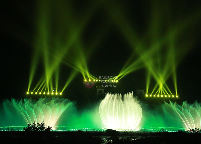 Musical Water Feature Laser Fountain Design