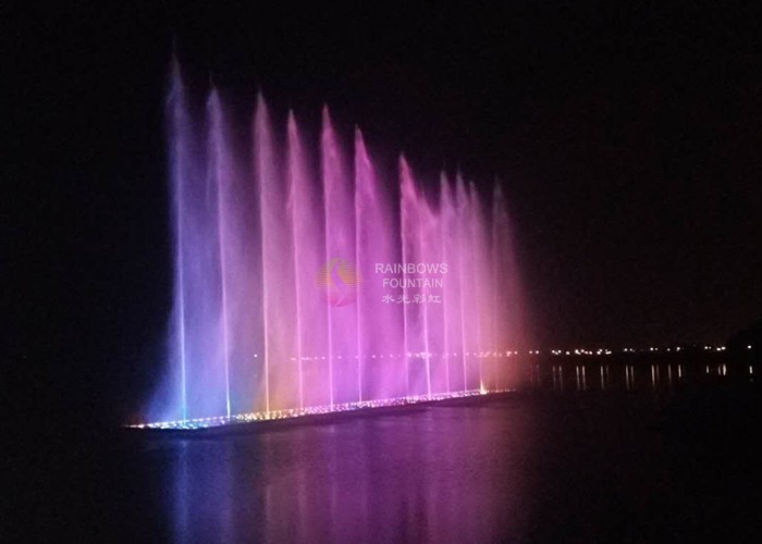 Light Up 3d Water Singing Fountain