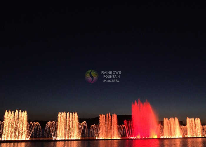 Floating Led Water Fountain Display