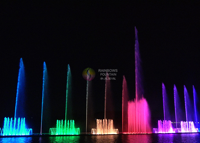 led outdoor fountain