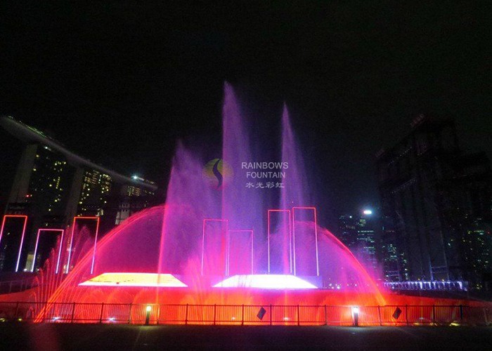 Singapore Festival Dancing Water Fountain Show