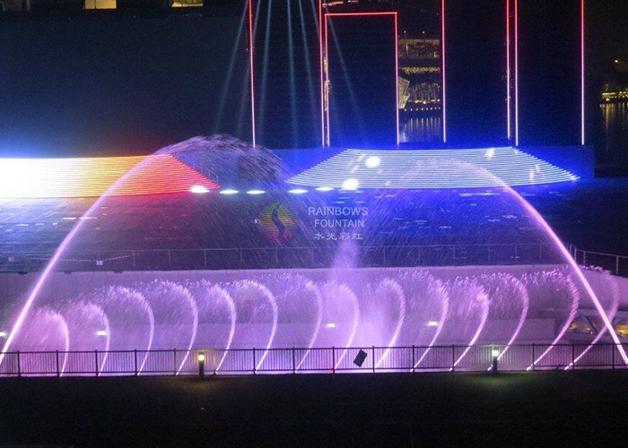Китай Прямоугольная конструкция танцующего фонтана на открытом воздухе, производитель