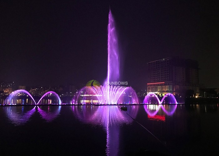 Light Laser Show And Musical Fountain