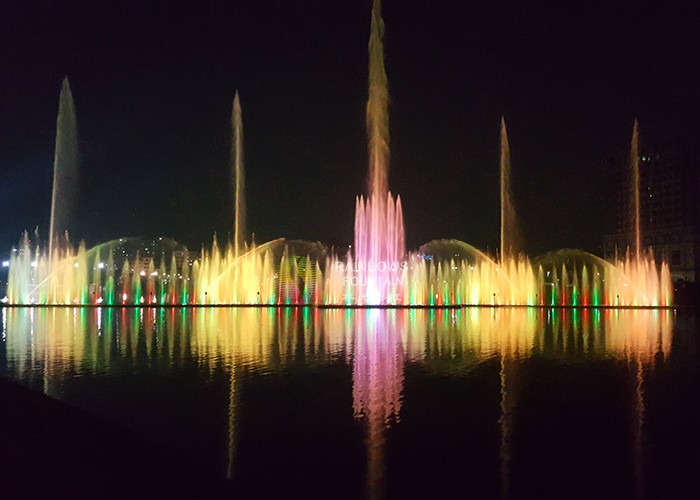 Outdoor Big Led Color Music Fountain Designs
