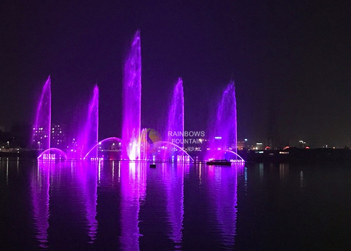 Outdoor Big Led Colour Music Fountain Designs