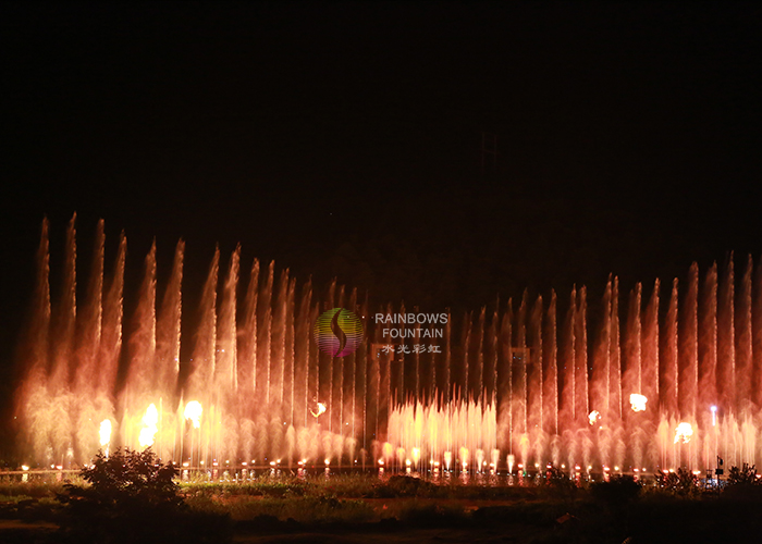 fountain of fire