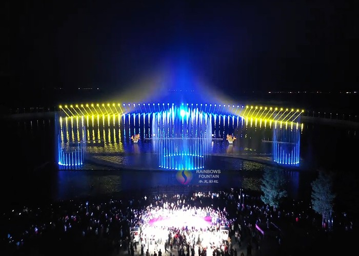 The Best Large Outdoor Fountains Night Show