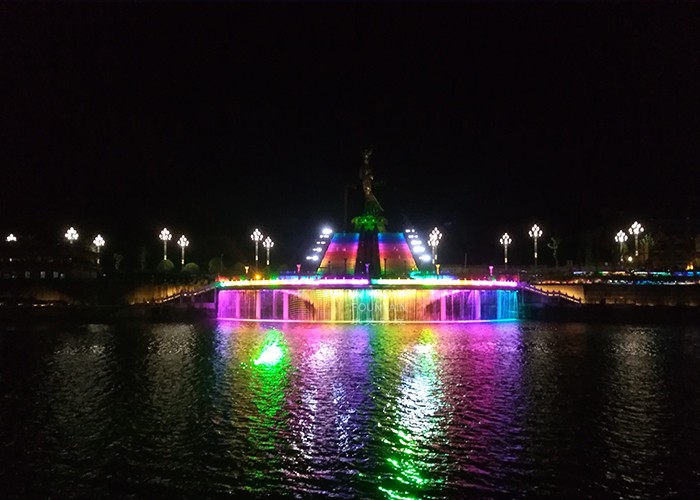 Virtual Water Hologram Fountain Light Show