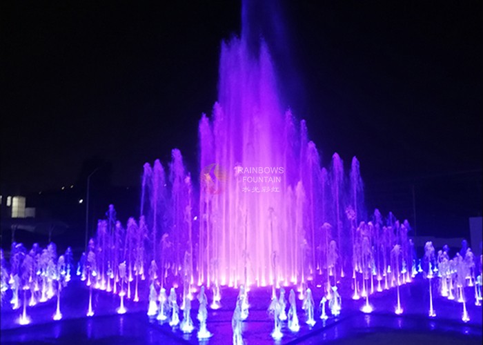 Dmx 512 Dancing Dry Water Fountain for Mall