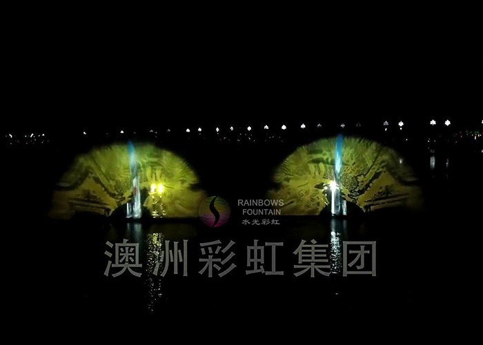 Китай 3D голограмма водяного экрана с проектором, производитель