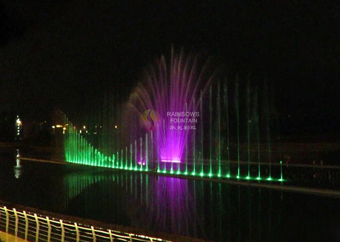 Китай плавучий фонтан на озере с подсветкой, производитель