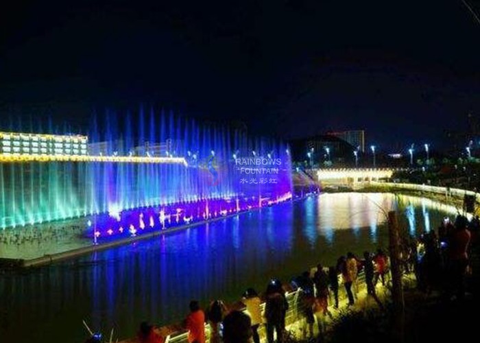 Китай плавучий фонтан на озере с подсветкой, производитель