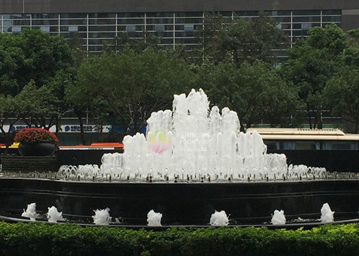 Mall Light Up Running Music Water Feature Fountain