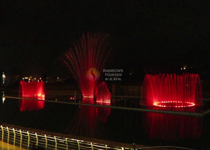 Китай Самый высокий плавучий фонтан со светодиодной подсветкой в ​​пруду, производитель