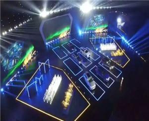 Duży pokaz oświetlenia scenicznego LED i fontanna do tańca w basenie ze stali nierdzewnej dla SANYA AUDINTAIN