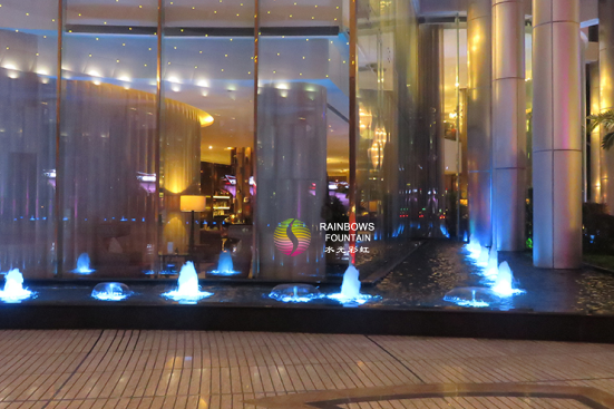 Fountain with LED Light