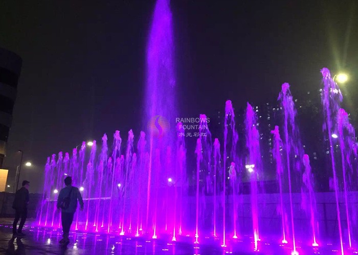 Speelgrond Buitenvloer Waterdroge fonteinen