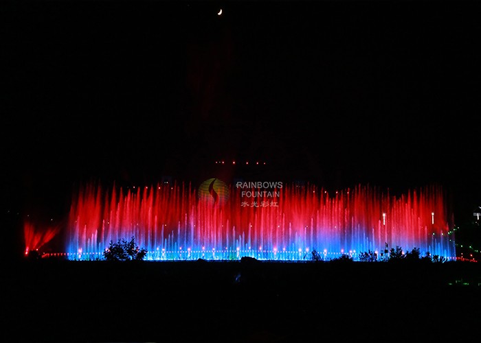 China Make Water Colourful 100 Meter Musical Fountain