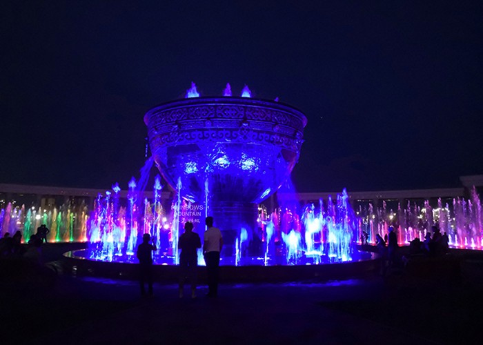 Китай Красочная музыка Проточная вода Танцующий фонтан, производитель