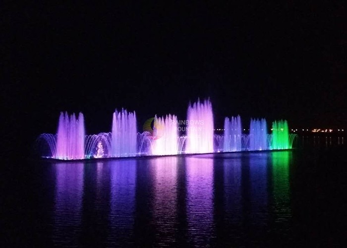Китай Современный программируемый танцевальный фонтан с большим прудом, производитель